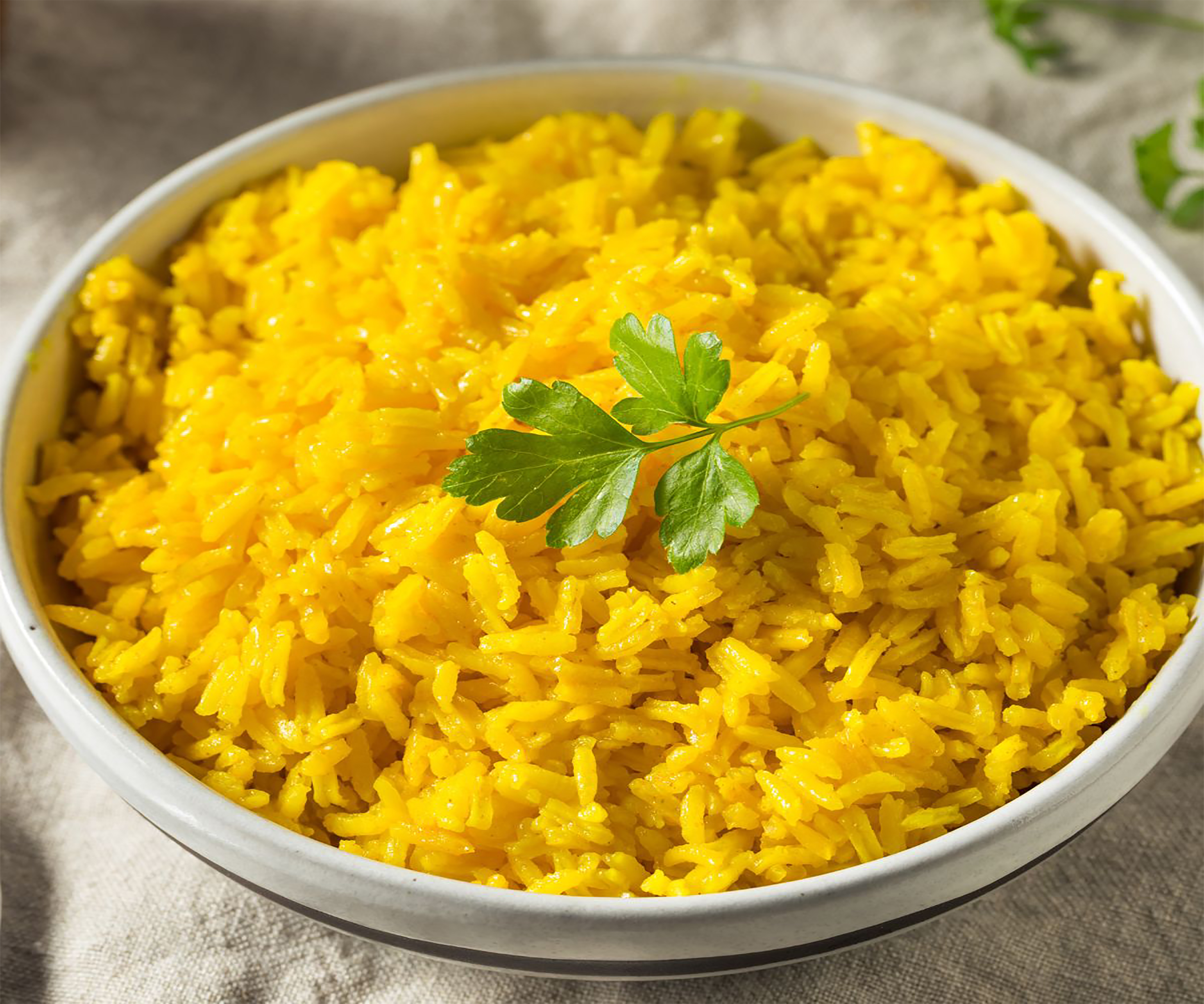 Basmati rice saffron flavor