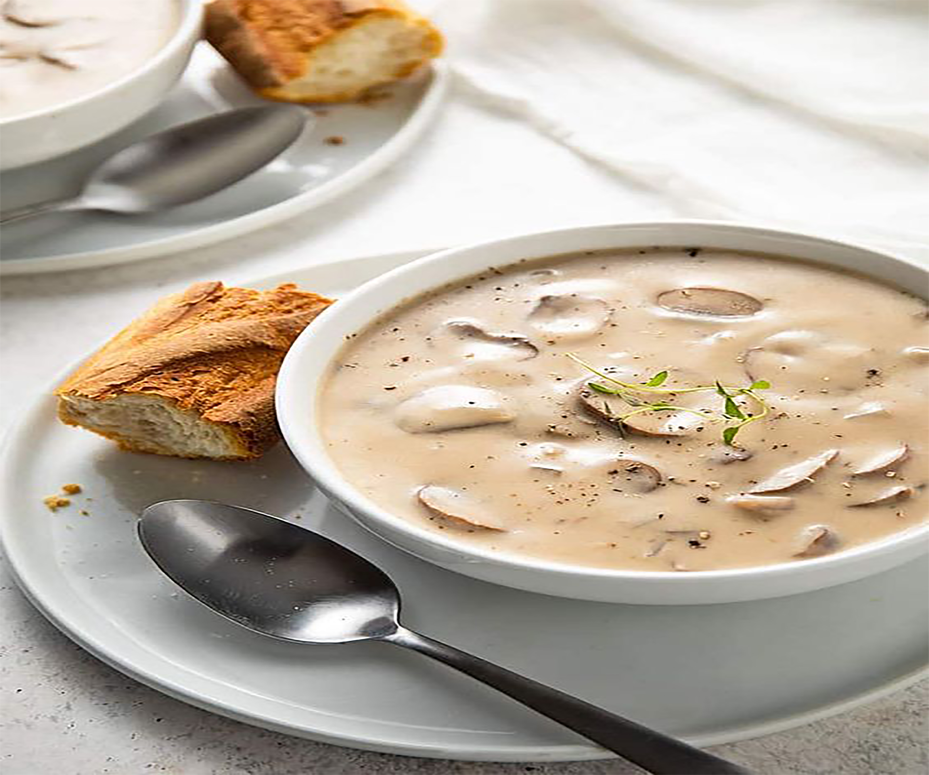 creamy mushroom soup